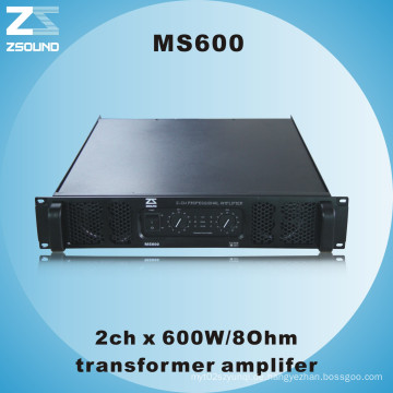 MS600 2CH X 600W / 8ohm Professioneller Verstärker